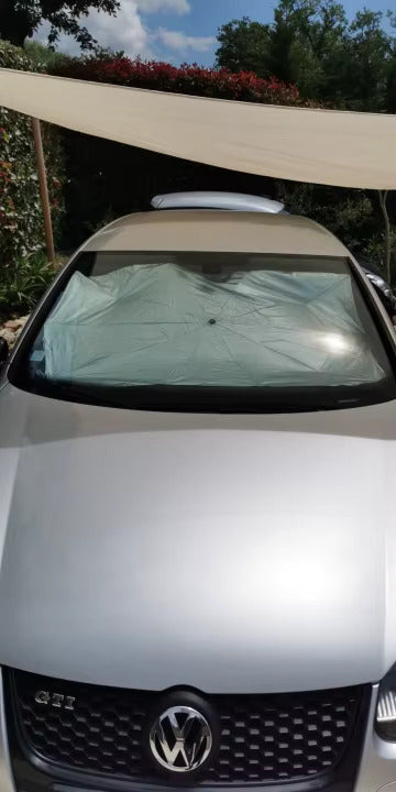 Parasol para coche tipo paraguas